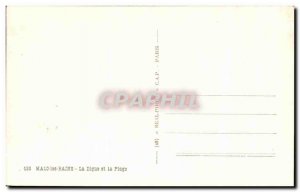 Old Postcard Malo Les Bains Beach and La Digue