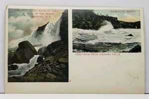 NY American Falls Rock of Ages Cave of the Winds Whirlpool Rapids Postcard G8