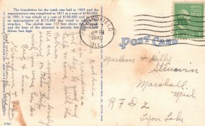 Vintage Postcard 1940 Lincoln Tomb Springfield Illinois Lincoln Souvenir & Gift