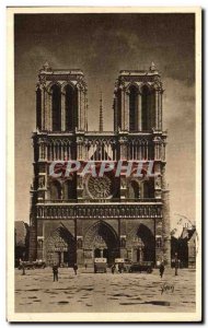 Old Postcard Paris Strolling Cathedrale Notre Dame de Paris