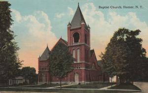 Baptist Church at Main and Cayuaga - Homer NY, New York - pm 1922 - DB