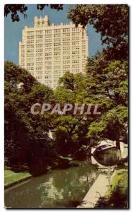 Modern Postcard The Nix Hospital Building On The San Antonio River Texas