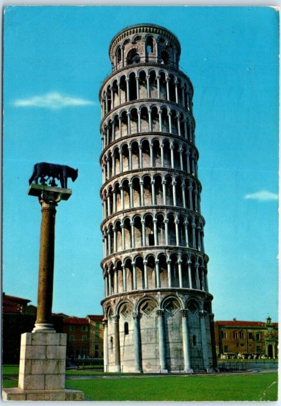 Postcard - Leaning Tower - Pisa, Italy 