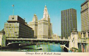 Illinois Chicago Chicago River At Wabash Avenue