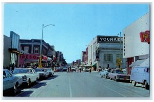 c1960 Urban Shopping Center Classic Cars Downtown Ottumwa Iowa Unposted Postcard