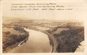 Roosevelt Highway real photo - Wyalusing, Pennsylvania PA  