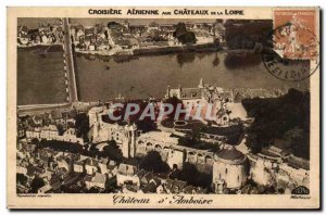 Old Postcard Chateau d & # 39Amboise