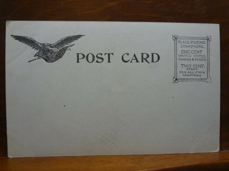 Vintage Union Hall Post Card - Carpenters Union 