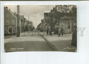 472793 NORWAY Tromso tobacco store street advertising Vintage photo postcard