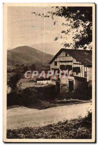 Old Postcard The Basque Country Basque type Farm Saint Jean de Luz envinors