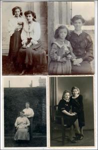 4 - RPPC, Women Cards