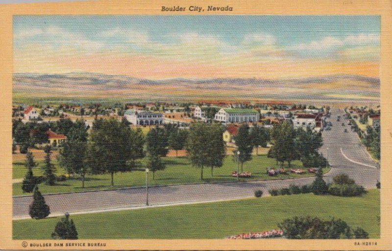 Postcard Bulder City Nevada NV