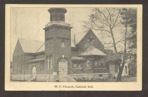 UPLAND INDIANA METHODIST EPISCOPAL CHURCH 1906 VINTAGE POSTCARD