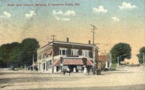 Main & Church Sts. - Livermore Falls, Maine ME  