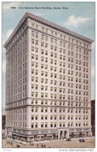 OMAHA, Nebraska, PU-1911; City National Bank Building