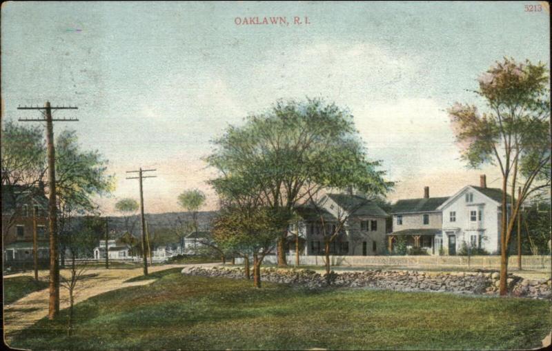 Oaklawn RI c1910 Postcard