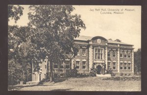 UNIVERSITY OF MISSOURI COLUMBIA MOL JAY NEFF HALL VINTAGE POSTCARD MO.