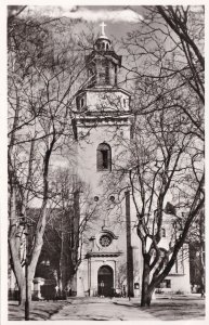 Maria Kyrka Stockholm Sweden Real Photo Old Postcard