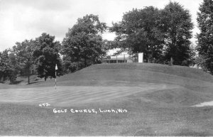 Luck Wisconsin Golf Course Real Photo Vintage Postcard JF685278