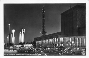 Lot146 berlin radio tower and exhibition halls by night  volkswagen beetle