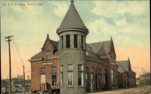 Bucyrus OH T&OC Depot Train Station c1910 Postcard