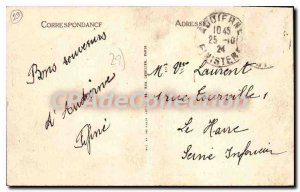Old Postcard Audierne Entre Du Port