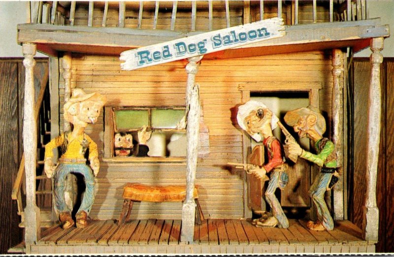 South Dakota Custer Museum Of Western Woodcarvings Red Dog Saloon