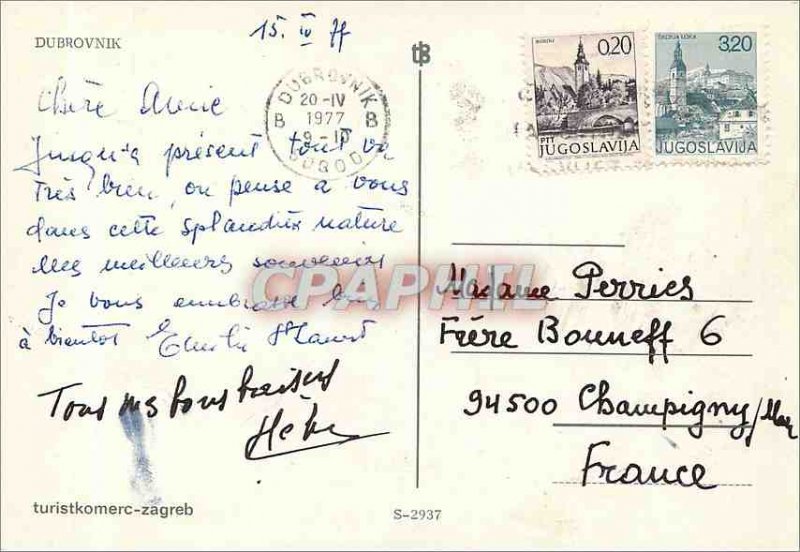 Postcard Modern Dubrovnik