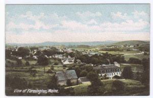 Panorama Farmington Maine 1905c postcard