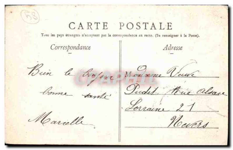 Old Postcard Nevers general view