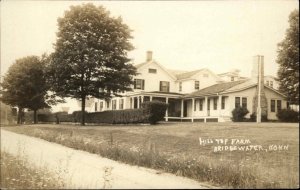 Bridgewater CT Hill Top Farm c1920s Real Photo Postcard