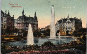 Germany Köln am Rhein Deutscher Ring Cologne Vintage Postcard C207