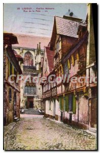 Old Postcard Lisieux Old Houses Rue de la Paix