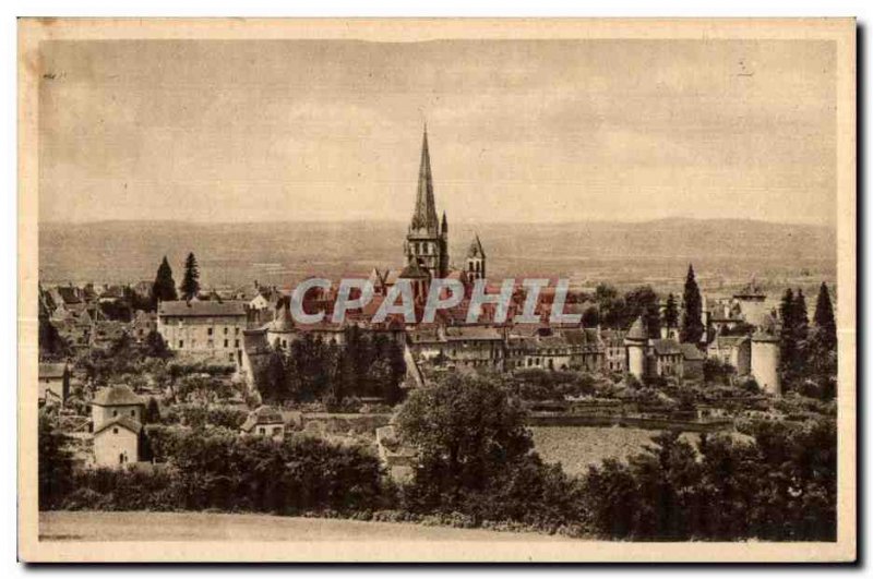 Old Postcard Autun Ancient average age Riviera