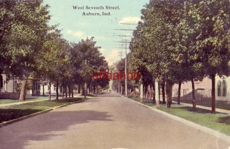 WEST SEVENTH STREET, AUBURN, IN. 1911