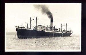 bf2177 - Blue Funnel Line Cargo Ship - Perseus - built 1923 - B Feilden postcard