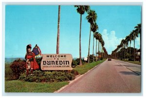 Dunedin Famous Edgewater Drive Clearwater Bay And Gulf Florida FL Postcard