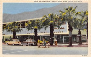 Scene on South Palm Canyon Drive Palm Springs CA