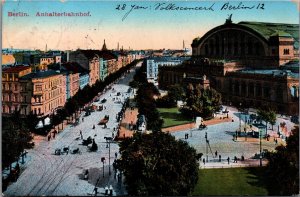 Germany Berlin Anhalter Bahnhof Postcard C331