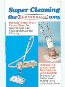 1970's Postcard Ad MIDCENTURY MODERN ELECTROLUX VACUUM CLEANER AC7354