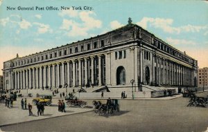 USA New General Post Office New York City Vintage Postcard 07.93