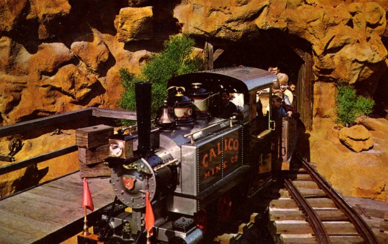 Buena Park, California - Calico Mine Train at Knott's Berry Farm - 1965