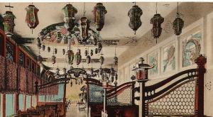 1912 Virginia Hot Springs VA Japanese Tea Room The Homestead Hotel DB Postcard