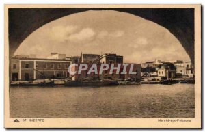 Old Postcard Bizerte Tunisia Walking Fish