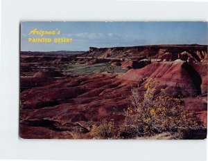 Postcard Arizona's Painted Desert, Arizona