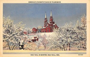 Holy Hill In Winter Milwaukee WI 