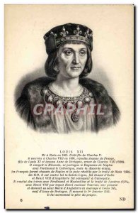 Old Postcard Louis XII