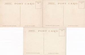 (7 cards) Portsmouth NH, New Hampshire - Thomas Bailey Aldrich Memorial - DB