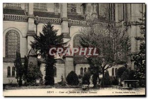 Old Postcard Sense Court Palace Garden Synodal