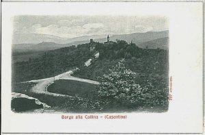 31944 AREZZO province vintage postcard - VILLAGE ALLA HILL-